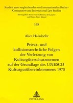 Privat- Und Kollisionsrechtliche Folgen Der Verletzung Von Kulturgueterschutznormen Auf Der Grundlage Des Unesco-Kulturgutuebereinkommens 1970