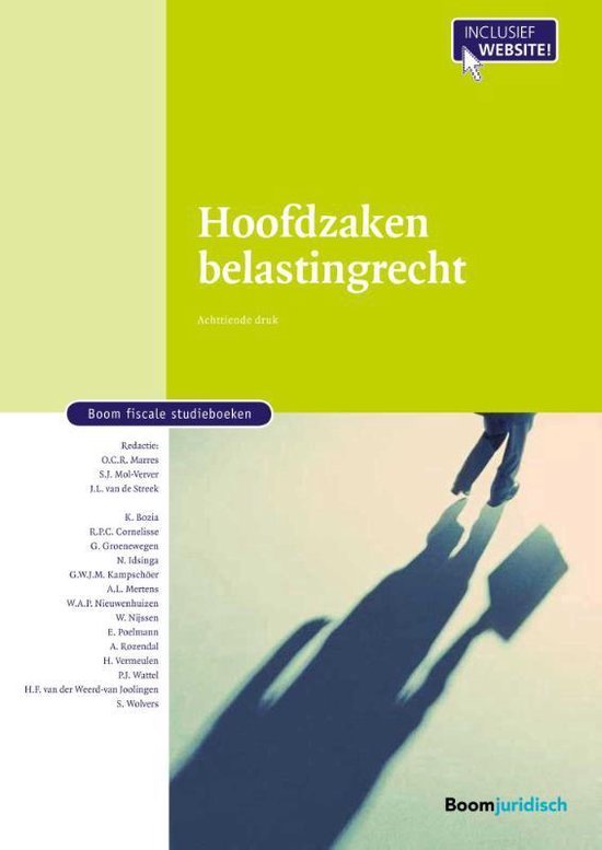 Boom fiscale studieboeken - Hoofdzaken belastingrecht - cover