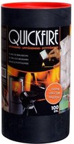 Quickfire - Burner - 600 stuks - aanmaakzakje - koker - vuur starten