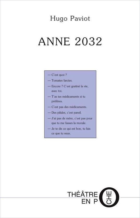 Théâtre en poche - Anne 2032
