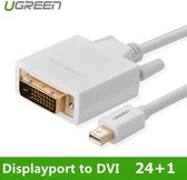 Mini Displayport DP to DVI 24+1 Cable Adapter 1.5M Wit