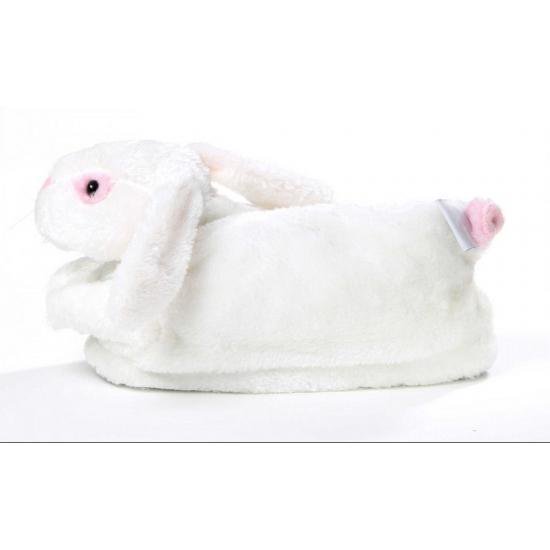 Volwassenen dieren sloffen konijn wit L (39-41,5) | bol.com