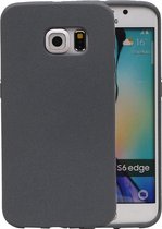 Grijs zand design tpu backcover voor Samsung Galaxy S6 Edge