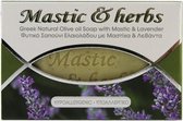 Mastic & Herbs Natuurlijke zeep met Chios mastiek, olijfolie en lavendel - 2 stuks voordeelverpakking
