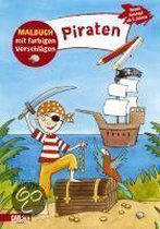 Malbuch mit farbigen Vorschlägen: Piraten