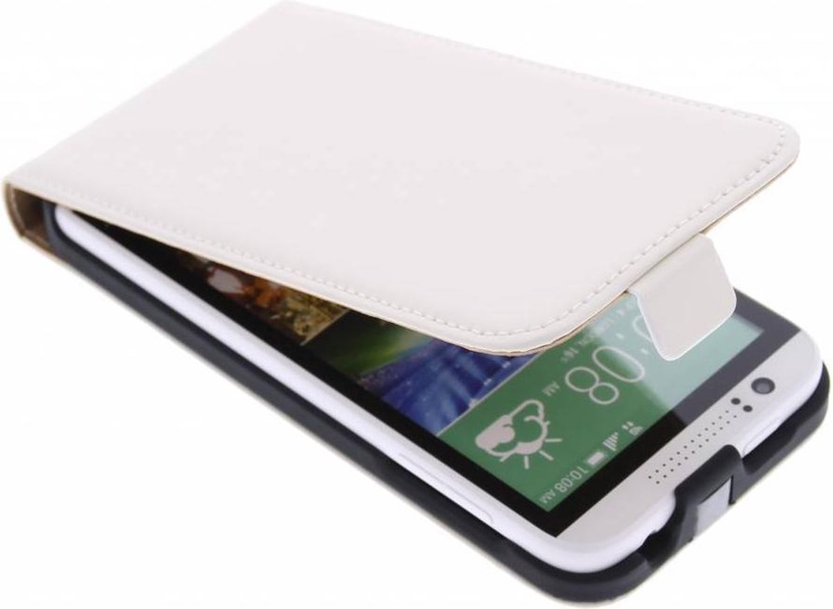 Mobiparts - Witte premium flipcase - HTC Desire 510