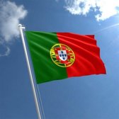 Grote Portugese stormvlag XXL  250 x 150 cm - Vlag van Portugal - Landen vlaggen