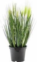 Europalms kunstplant gras Feather grass, white, 60cm
