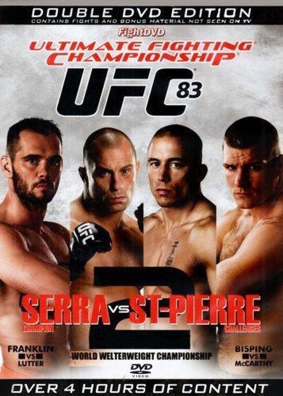 Cover van de film 'UFC - UFC 83 Serra vs. St. Pierre'
