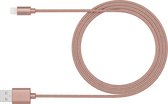 BeHello Charge and Sync Cable - Lightning (1m) Braided Rose Gold