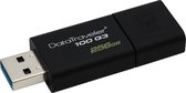 Kingston Technology DataTraveler 100 G3 256GB 256GB 3.0 (3.1 Gen 1) USB-Type-A-aansluiting Zwart USB flash drive