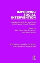 Routledge Library Editions: Sociology of Education- Improving Social Intervention