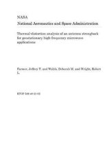 Thermal-Distortion Analysis of an Antenna Strongback for Geostationary High-Frequency Microwave Applications