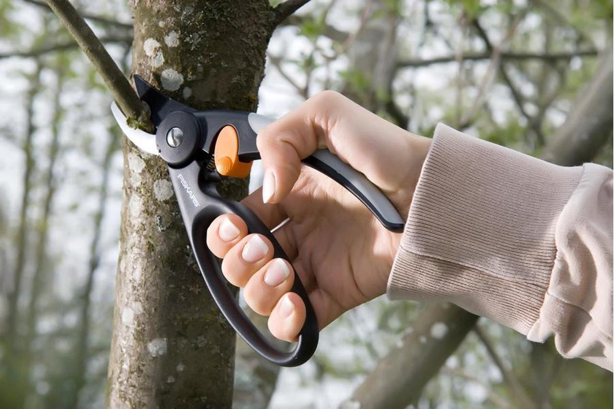 Fiskars Sécateur - Elegance Bypass Cisaille - Cisaille à fleurs