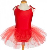 Balletpakje + Tutu - Rood - Ballet - Verkleed jurk - maat 86/92 (6)