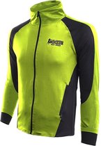 High Collar Full Zip Slim Fit Sweatshirt-yellow
