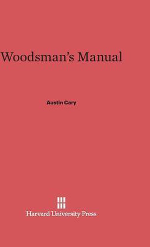 Woodsman's Manual - cover