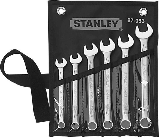 Stanley Ring Steeksleutel Set – Ringsteeksleutelset – 10 t/m 17 mm – 6  Stuks | bol.com