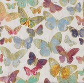 Paper + Design - Golden butterflies - papieren lunch servetten - Vlinders