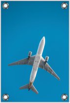 Tuinposter –Vliegtuig in de Lucht– 80x120cm Foto op Tuinposter (wanddecoratie voor buiten en binnen)