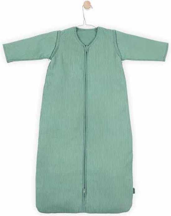 Jollein Rib Padded Babyslaapzak met afritsbare mouw - 90cm - forest green