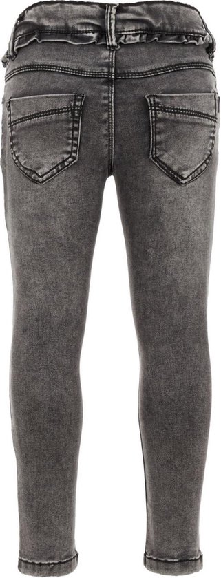Name it Meisjes Skinny Jeans - Dark Grey Denim - Maat 104 | bol.com