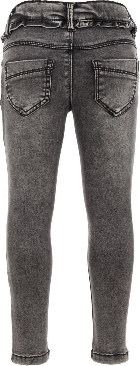 Name it Meisjes Skinny Jeans - Dark Grey Denim - Maat 104 | bol.com