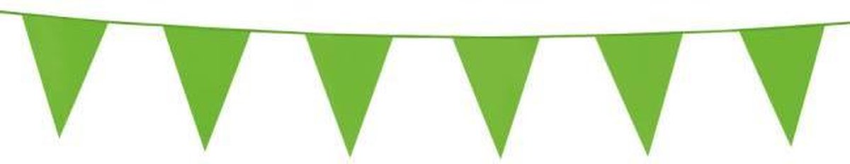 Wefiesta Vlaggenlijn 3 M 10 X 15 Cm Polyetheen Lichtgroen