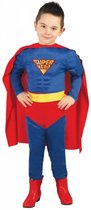 Superheld kind carnaval kostuum-Maat:7-9 years - Multi Colour