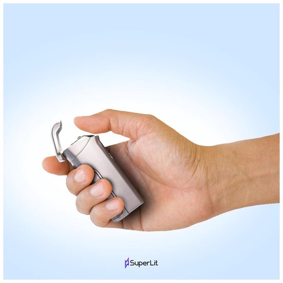 Superlit Plasma Aansteker - Elektrische Aansteker USB - Silver Avenger