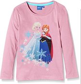 Disney Frozen - Elsa & Anna - Longsleeve - Model "A heart like snowflake" - Roze - 128 cm - 8 jaar
