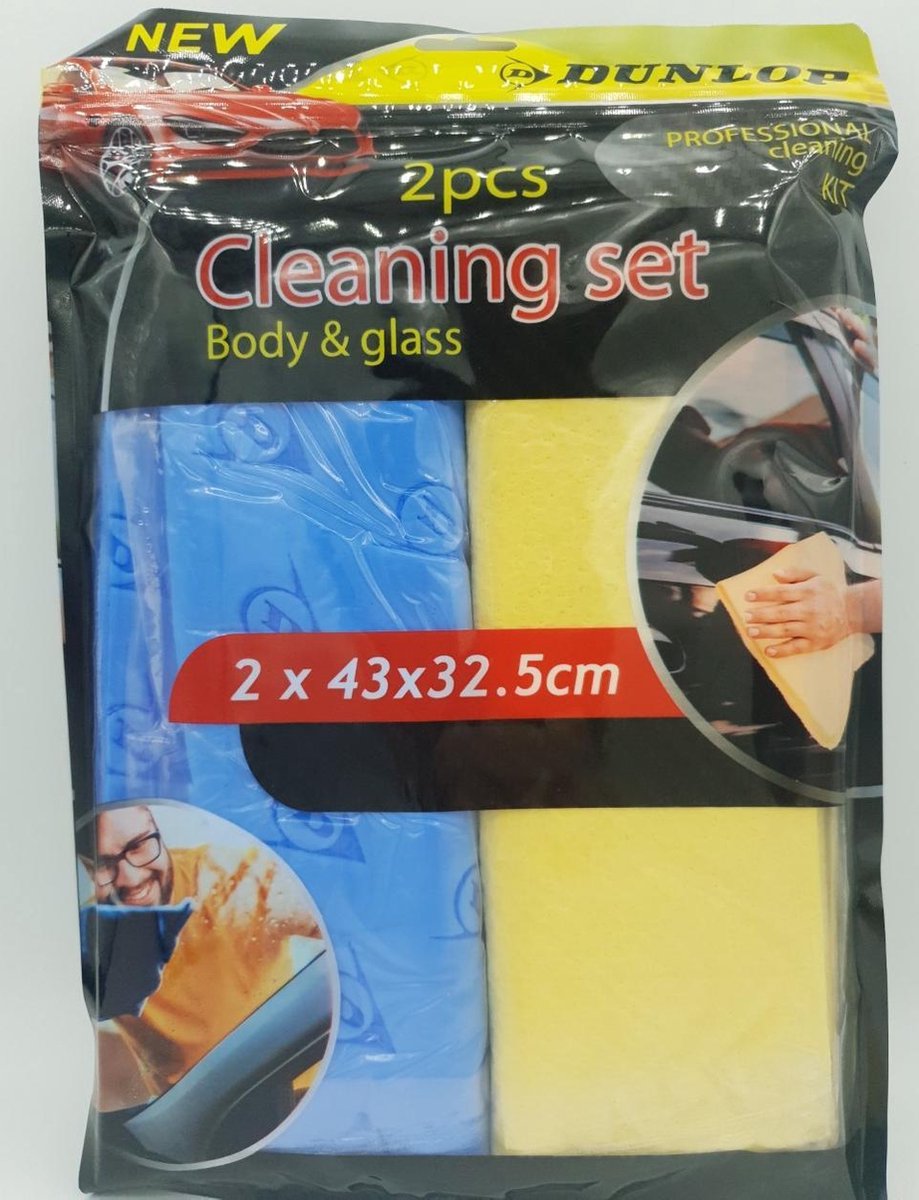 dunlop cleaning set body glass