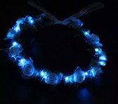 LED Haarband 'Roos' Blauw