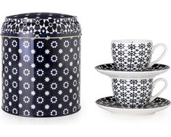 Images D'Orient POR-922022 kopje Multi kleuren Koffie 2 stuk(s) in geschenkblik