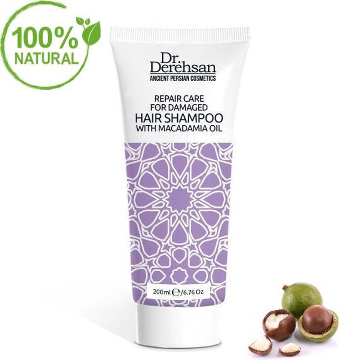 Repair Care Shampoo - Voor Beschadigd Haar Met Macadamia Olie - 200ml