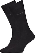 HUGO BOSS Marc uni (1-pack) - herensokken katoen - zwart -  Maat: 43-46