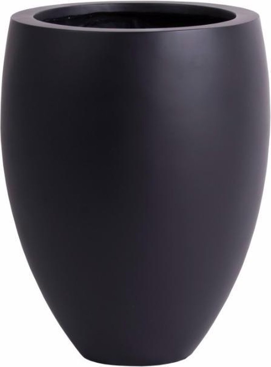 Maxifleur - Luxe Plantenbak Dallas - BLACK - Ø48 x H61 cm