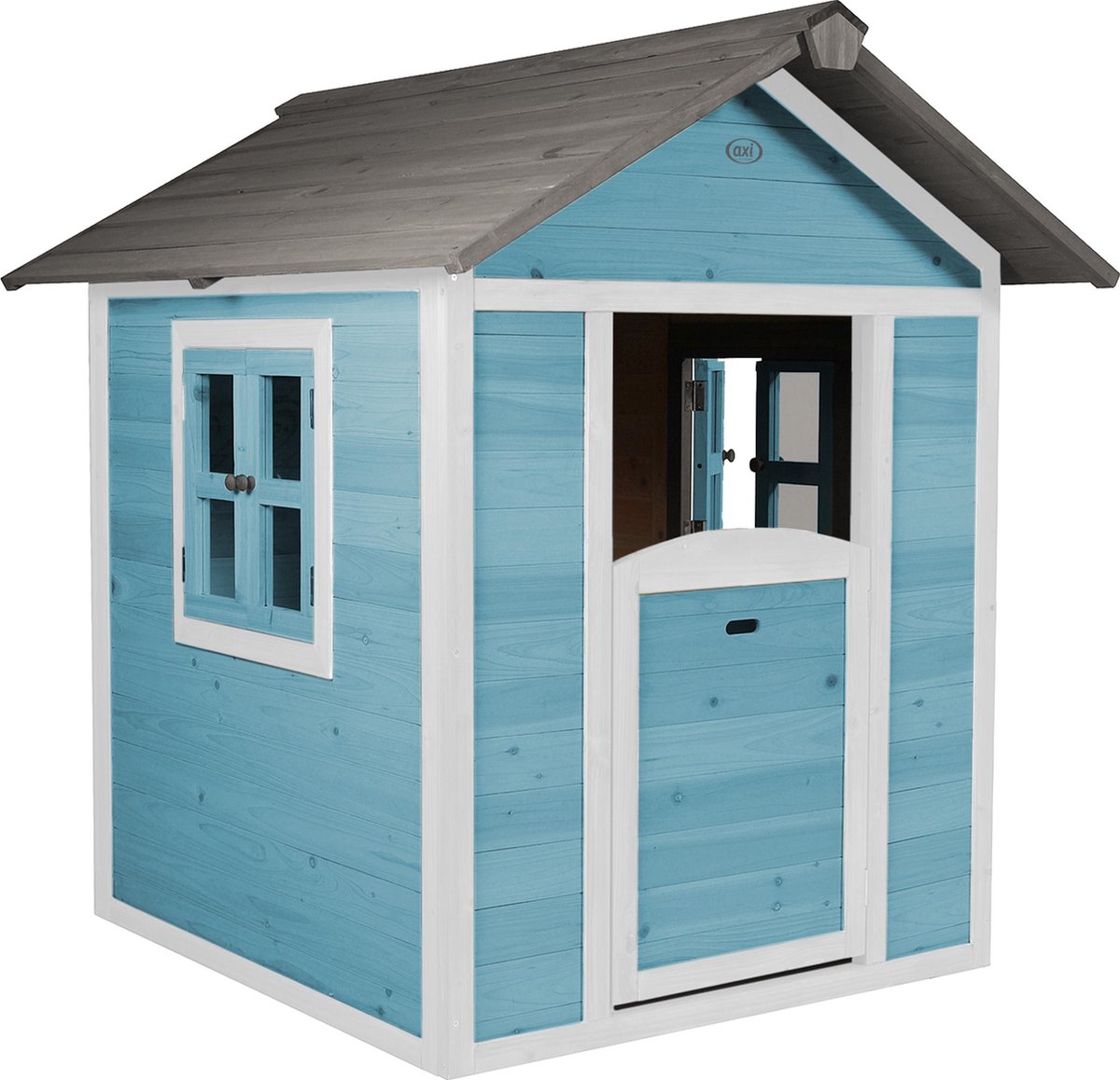 Axi Beach Lodge Speelhuis Van Fsc Hout Speelhuisje Voor De Tuin / Buiten In Blauw