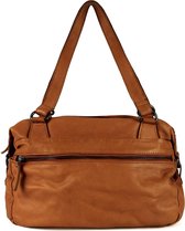 DSTRCT Harrington Road Leren Handtas / Schoudertas - Cognac