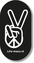 Life-Maxx anti straling sticker “peace” | Bescherming tegen straling