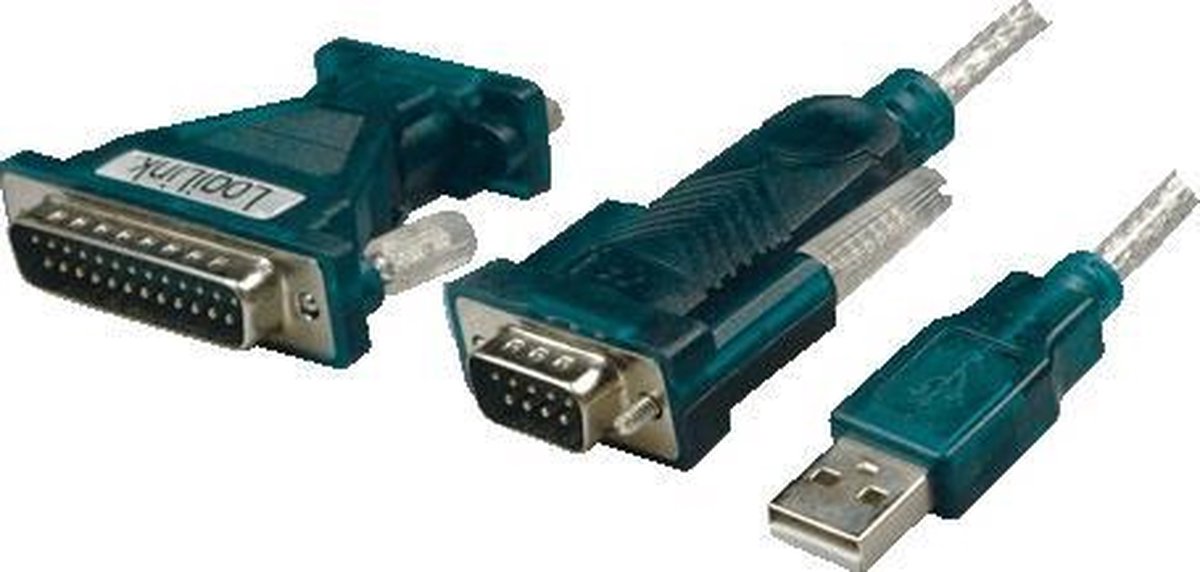 LOGILINK Adapter USB --> Serieel incl. 25-pin Adapter | bol.com