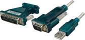 LOGILINK Adapter USB --> Serieel incl. 25-pin Adapter