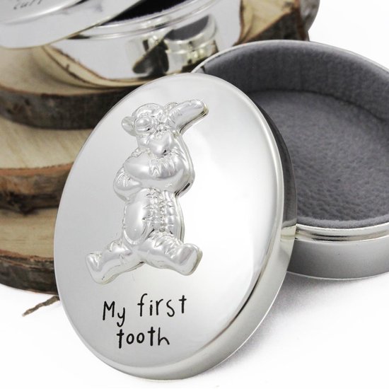 Disney Winnie de Poeh tanden- en haarlok doosje verzilverd giftbox van Merkloos — afbeelding 5