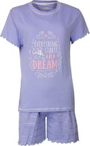 Irresistible Dames shortama Lavendel Blauw IRSAD1802A