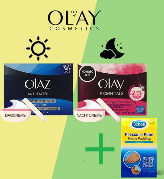 huisvrouw Recyclen opladen Olaz Anti Rimpel Instant Hydration 30+ Dagcreme 50 ml + Olay Essentials 2  In 1... | bol.com