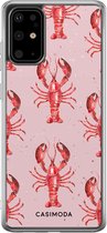 Samsung S20 Plus hoesje siliconen - Lobster all the way | Samsung Galaxy S20 Plus case | multi | TPU backcover transparant