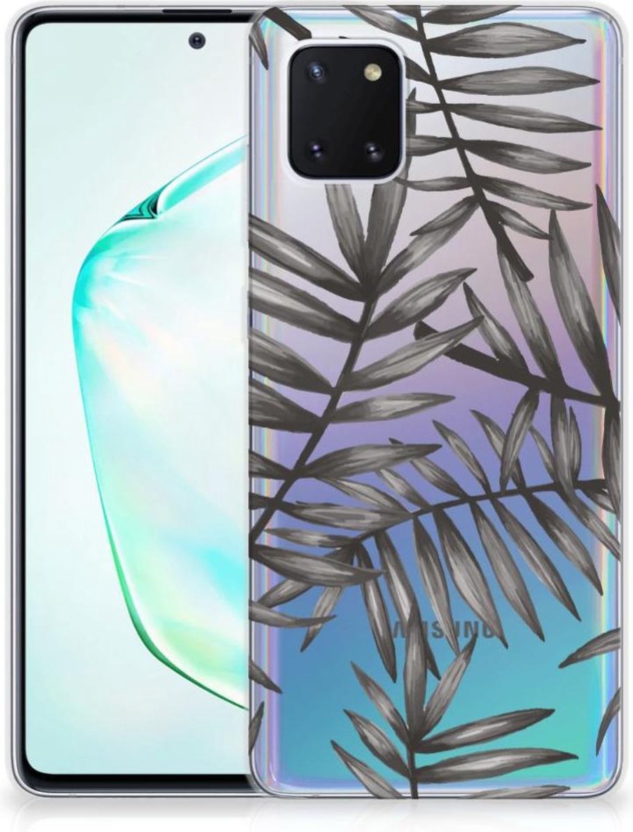Samsung Galaxy Note 10 Lite TPU Case Leaves Grey