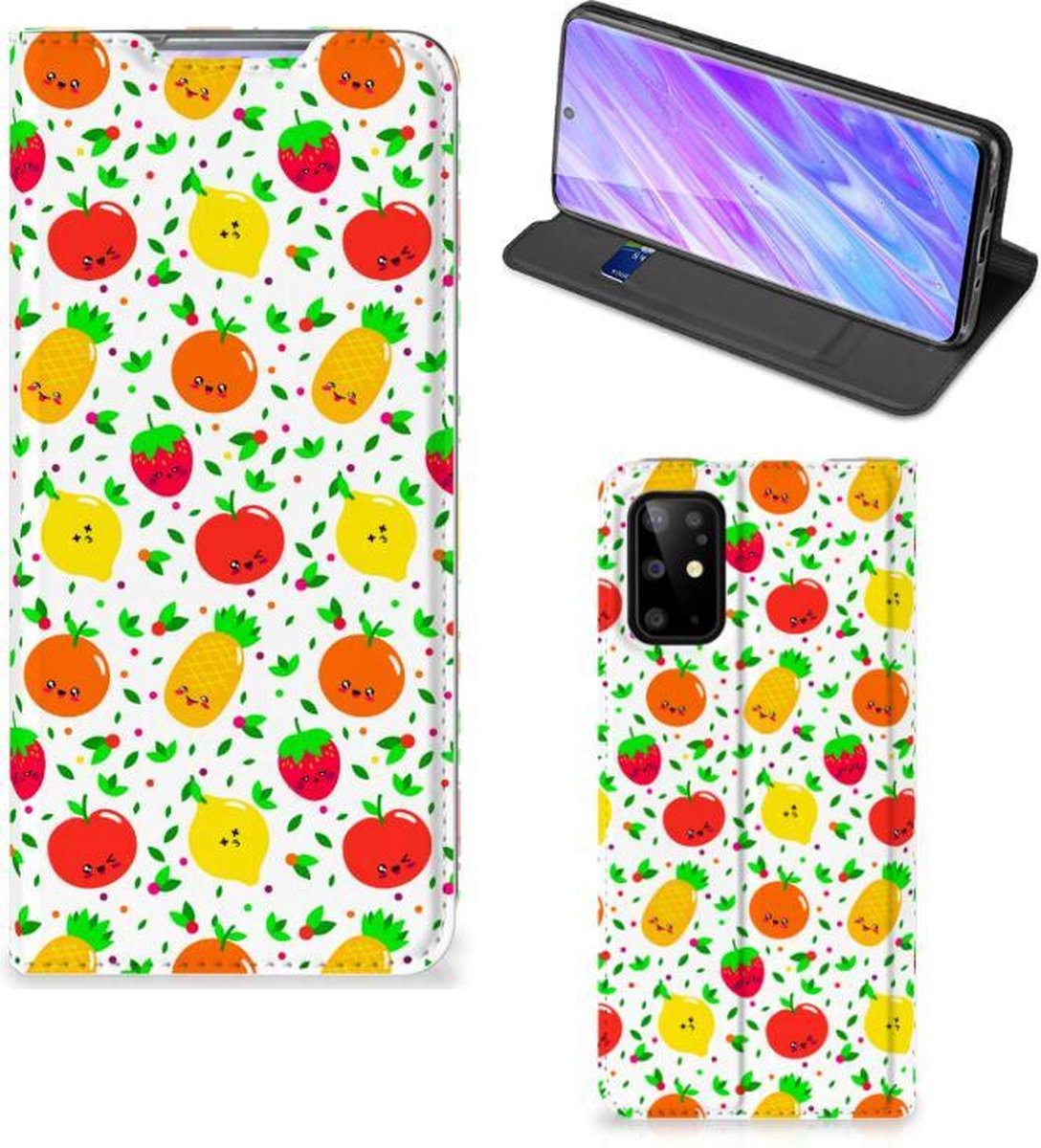 Samsung Galaxy S20 Plus Flip Style Cover Fruits