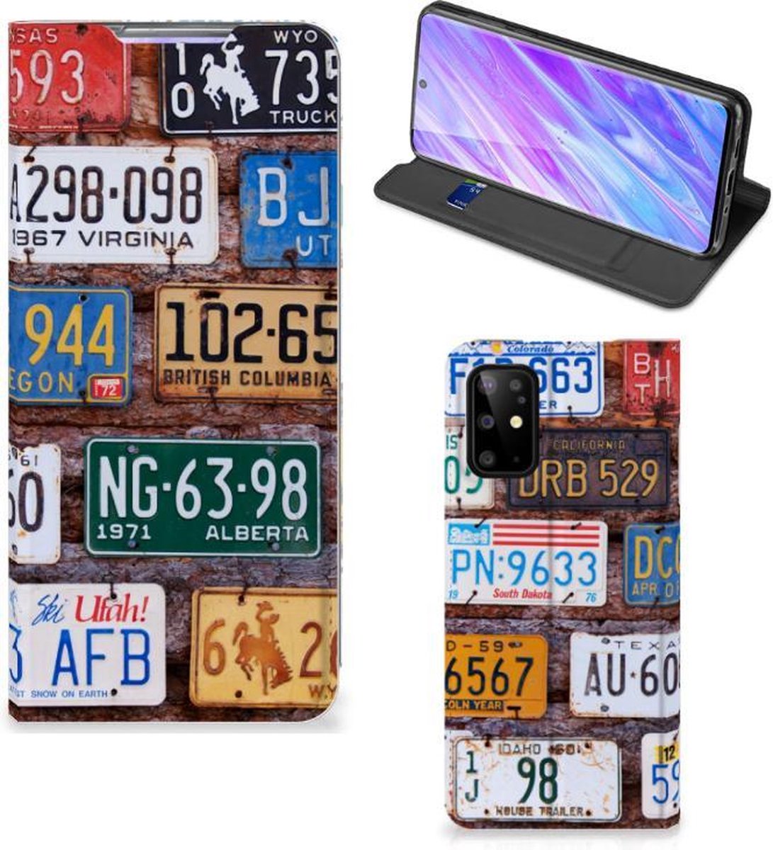 Samsung Galaxy S20 Plus Stand Case Kentekenplaten