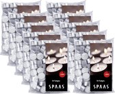 Bol.com Spaas voordeelpak theelichtjes 8 branduren - 500 stuks - Wit aanbieding